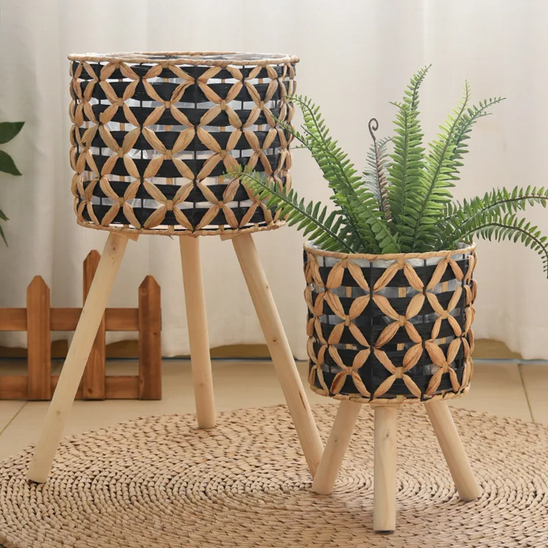 El Dokuması, Yere Yerleştirile - Rattan Plant Basket incelemesi ve fiyatı
