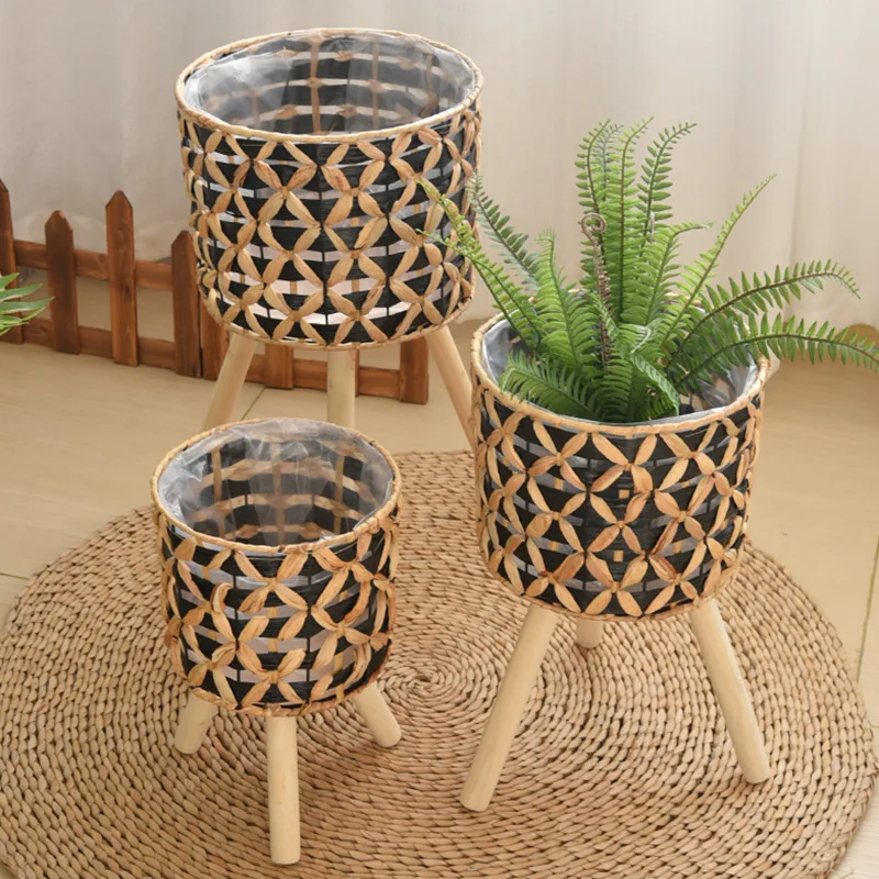 El Dokuması, Yere Yerleştirile - Rattan Plant Basket incelemesi ve fiyatı
