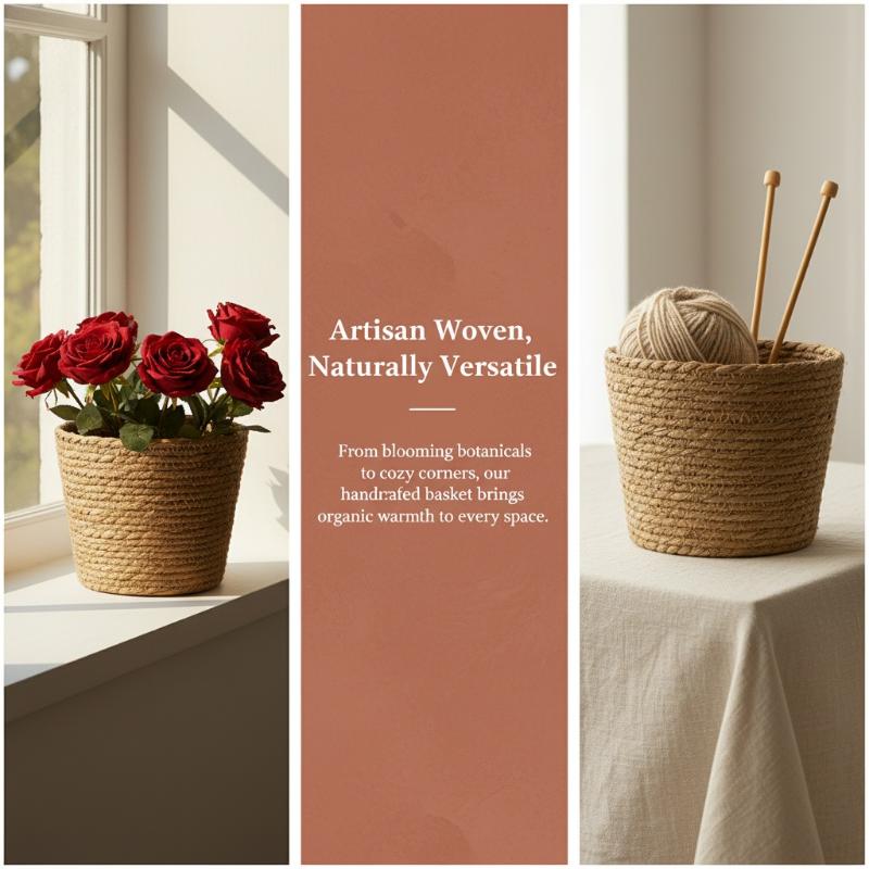 Bahçe Terasları için Rattan Se - Rattan Plant Basket incelemesi ve fiyatı