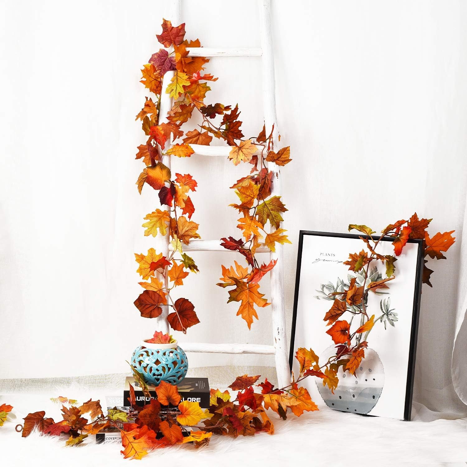 2M Yapay Sonbahar Akçaağaç Yap - Rattan Plant Basket incelemesi ve fiyatı