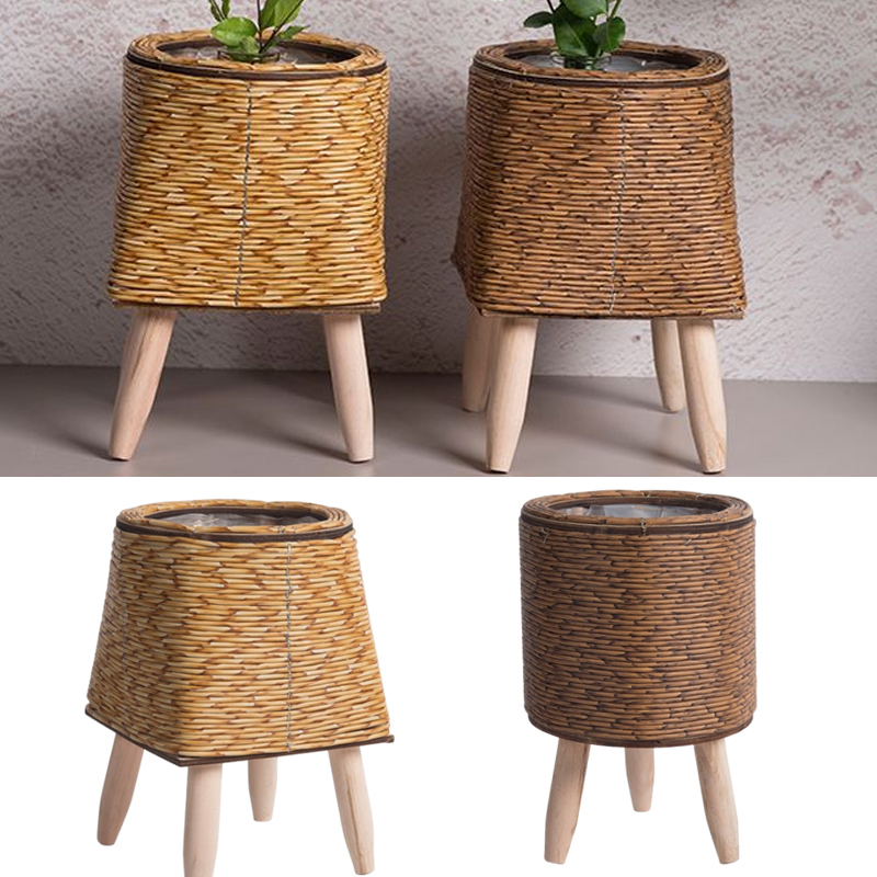 Taklit Rattan Dokuma Çiçek Raf - Rattan Plant Basket incelemesi ve fiyatı