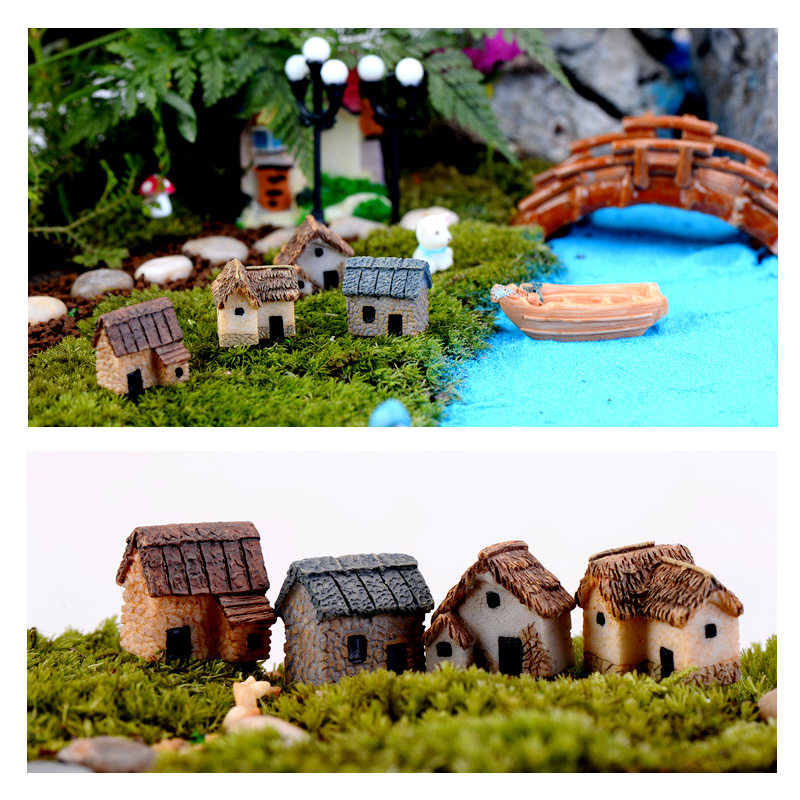 Mini Küçük Ev Heykelcik Reçine - Home Decor Za incelemesi ve fiyatı