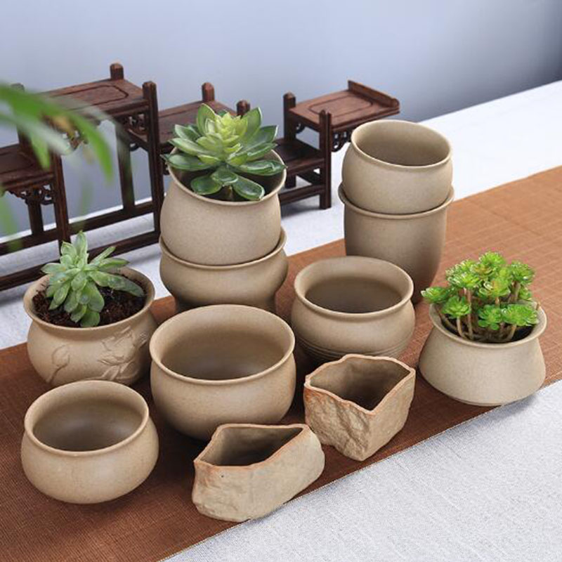 Retro kaba çömlek etli saksı B - Rattan Plant Basket incelemesi ve fiyatı