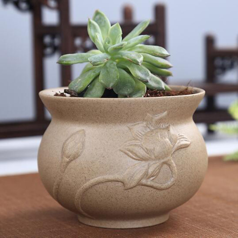 Retro kaba çömlek etli saksı B - Rattan Plant Basket incelemesi ve fiyatı