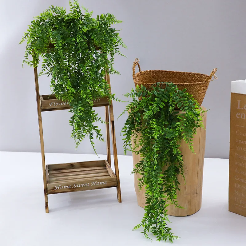 90 cm Yapay Bitki Asma Ev Deko - Rattan Plant Basket incelemesi ve fiyatı