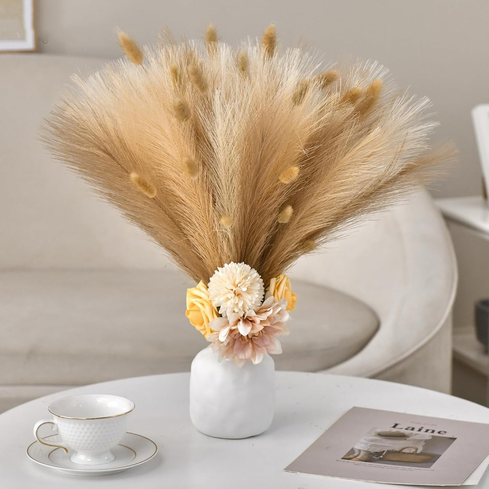 15 adet Pampas çim gerçekçi ya - Pampas Grass Decor incelemesi ve fiyatı