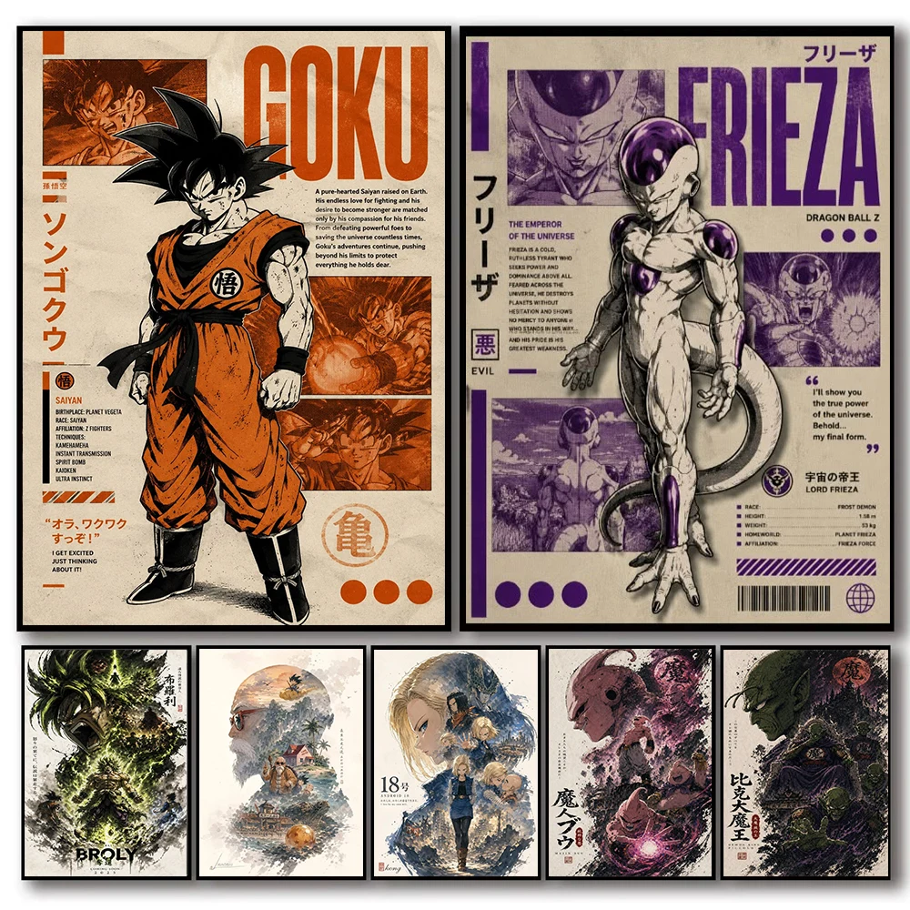 Dragon Ball Goku Frieza Anime  - Home Decor Magazine incelemesi ve fiyatı